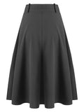 Trendy  Midi Flare Skirt