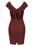 Marvelous Neck Bodycon Dress