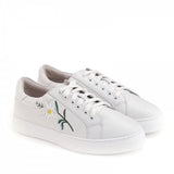 Adorable  Women's Fashion Sneakers Creative Simple Flower Design Casual Shoe