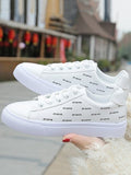 Charming Printed Lace-up Sport Shoes