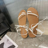 Amazing Bottom Tie Fashion Female Sandals M9
