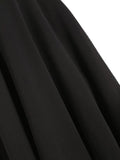 Romantic Panel Ruffle Flare Dress