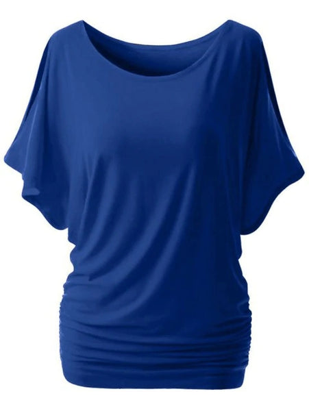 Fashion Sleeve Ruched T-shirt