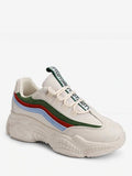 Adorable Block Stripe Platform Sneakers