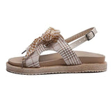 Impressive Bottom Latticed Female Sandals