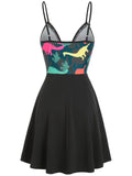 Pretty  Lace Up Cami Dress