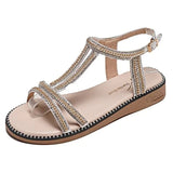 Adorable Bottom Rhinestone Style Summer Women Sandals