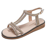 Wonderful Bottom Rhinestone Style Summer Women Sandals