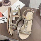 Wonderful Bottom Rhinestone Style Summer Women Sandals