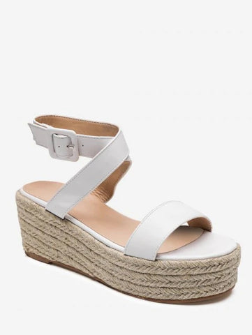 Stunning Strap Espadrilles Platform Sandals