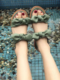 PU Leather Flat Sandals