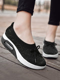 Pretty Breathable Bow Platform Sneakers