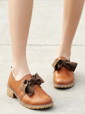 Stunning Embellish Chunky Heels Slip On Shoes