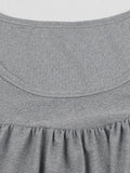 Fashion Hem Pleated Tunic