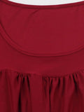 Fashion Hem Pleated Tunic