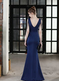 MERMAID V-NECK BEADING PARTY DRESS