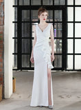 MERMAID V-NECK BEADING PARTY DRESS