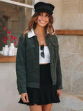 Stunning Sleeve Solid Colors Winter Coat Tops