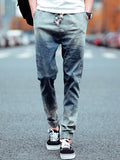  Men's Harem Pants Lace-up Gradient Worn Vogue
