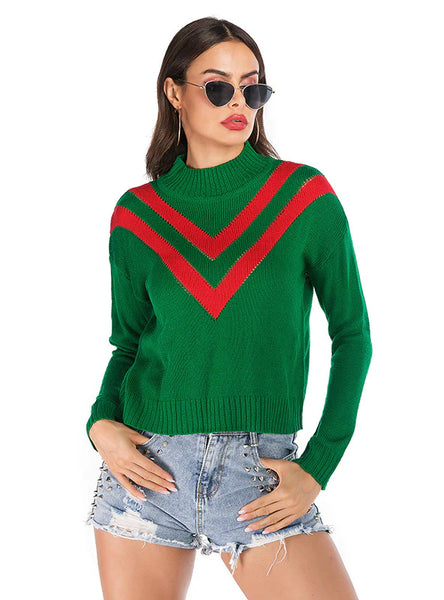 FASHION PULLOVER TURTLE NECK SWEATER