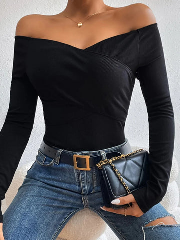 SLIM-FIT LONG SLEEVE LADIES T-SHIRT