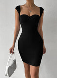 SEXY SLEEVELESS KNIT SLING DRESS