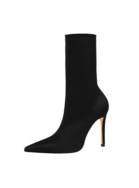 THIN POINTED ELASTIC BOOTIES