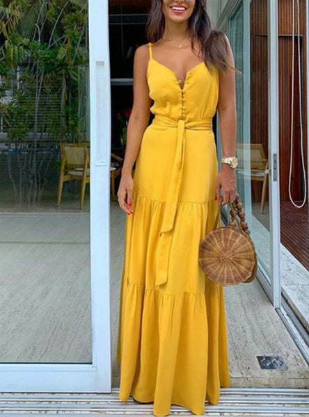 BOHO STYLE SLEEVELESS STRAPPY FEMALE GIRLS DRESSES