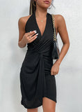 SEXY BACK-SLUNG SLING DRESS