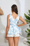 STRAP V-NECK LOTUS LEAF TOP VEST