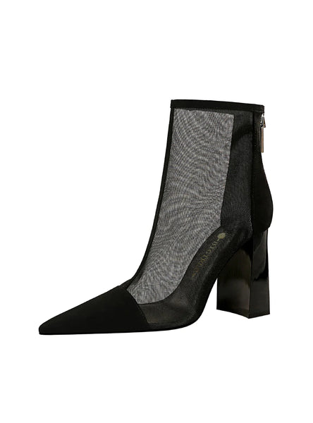 SPLICING POINTED MESH HOLLOW SHORT TUBE COOLING BOOTS