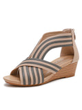 LADIES FISHMOUTH BOHEMIAN ROMAN SANDALS