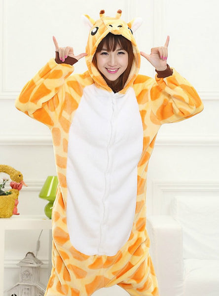 GIRAFFE COSTUME PAJAMAS SLEEPWEAR 