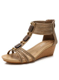 THICK PLATFORM WEDGE SANDALS