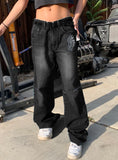 WOMEN WINGS PRINTED STRAIGHT JEANS