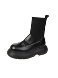 LOOSE CAKE THICK SOLE KNITTED ELASTIC SOCKS BOOTS