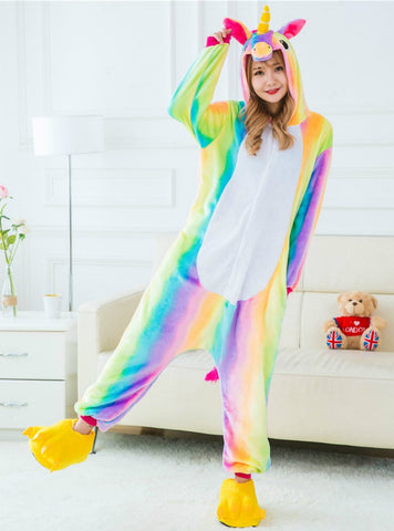 STITCH UNICORN RAINBOW UNICORN SLEEPWEAR ONESIE