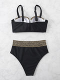 SPLIT HARD-CLAD STEEL BATHING SUIT