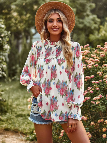 BLOSSOM PRINTED TOP SHIRT