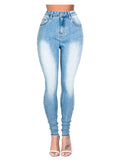 WOMEN SLIM JEANS PENCIL PANTS