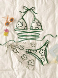 ROPE STRAP THREE-PIECE BIKINI