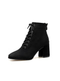 WOMEN MARTIN TIED LACE UP BOOTIES