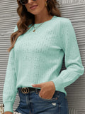 WOMEN'S PULLOVER LONG SLEEVE SWEATER