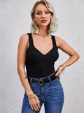 SEXY V-NECK SLIM JOKER SUSPENDER TOP