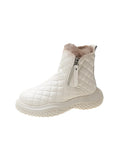ONE PEDAL THICK-SOLED SNOW BOOTS COTTON SHOES