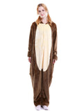 BROWN MONKEY ONESIES ANIMAL PAJAMAS FOR WOMEN MEN