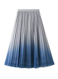 PLEATED HIGH WAIST GAUZE FAIRY SKIRT