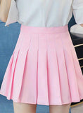 WOMEN'S FASHION SLIM WAIST CASUAL TENNIS SKIRTS
