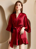 SILK LADIES' NIGHTGOWN AND PAJAMAS