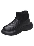 WOOL-WOOL THICK-SOLED SNOW BOOTS